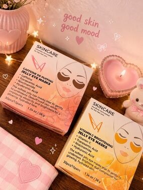 60 PAIRS Caffeine and Vitamin C De-Puffing Jelly Eye Masks